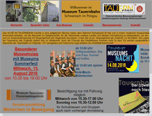 Tablet Screenshot of museum-tauernbahn.at